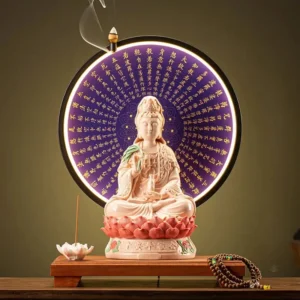 Accessoire spirituel en forme de Bouddha pour diffusion d'encens