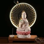 Lampe Bouddha élégante, crée une atmosphère sereine et paisible