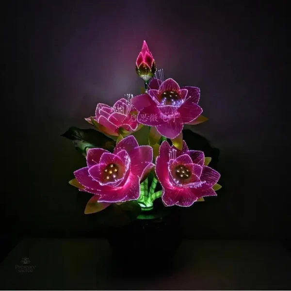 Lampe zen fleur de Lotus, un symbole de tranquillité