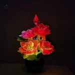 Design floral de la lampe Lotus pour une atmosphère relaxante