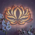 Lampe murale Lotus, design zen et apaisant