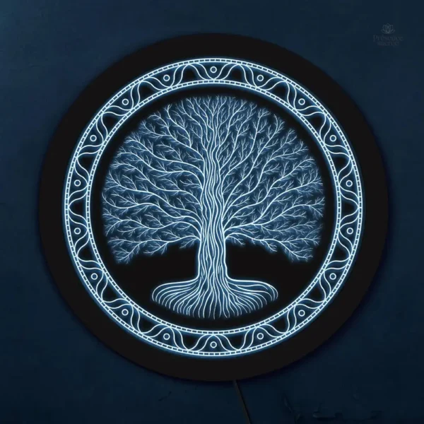 Éclairage mural Arbre de Vie, ambiance apaisante