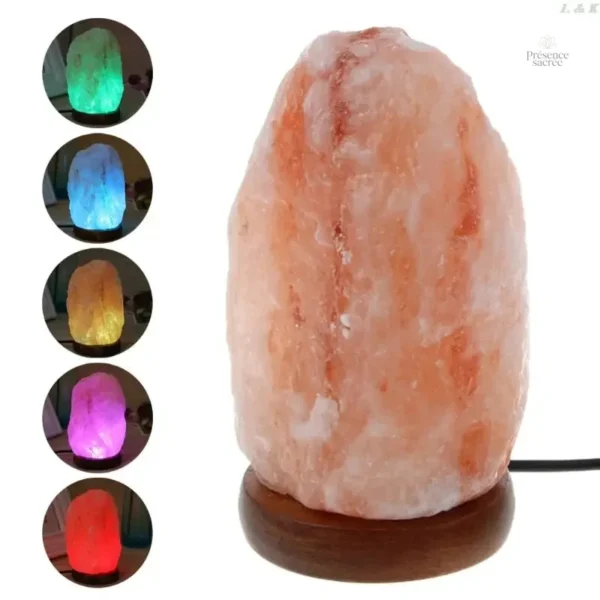 Lampe de sel rose pour décoration intérieure