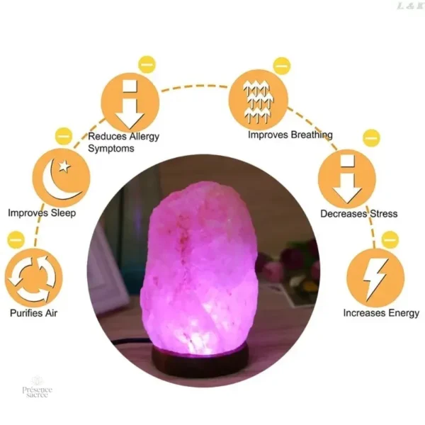 Accessoire zen : lampe de sel Himalaya