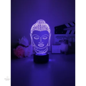Éclairage doux avec lampe Bouddha, symbole de sérénité