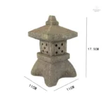 Lanterne de jardin au design asiatique
