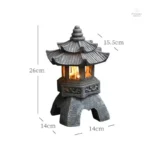 Lanterne de jardin style oriental