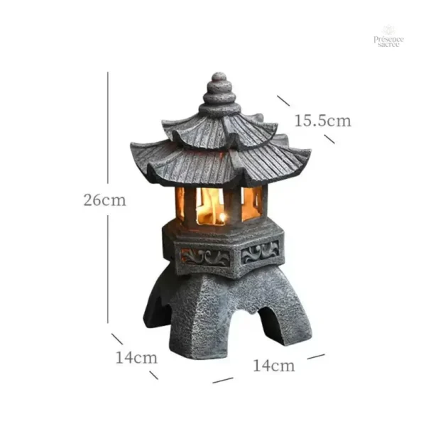 Lanterne de jardin style oriental