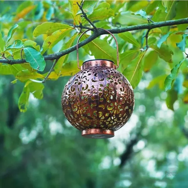 Lanterne de jardin antique pour décoration extérieure