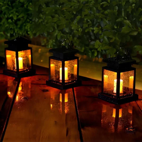 Élégante lanterne vintage pour ambiance extérieure