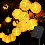 Lanterne chinoise solaire pour jardin