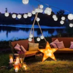 Éclairage de jardin : lanterne chinoise moderne