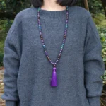 Perles d'améthyste pour mala de prière
