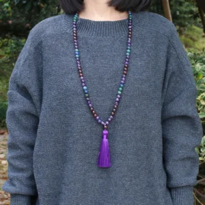 Perles d'améthyste pour mala de prière