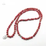 Mala en perles rouge, accessoire spirituel élégant