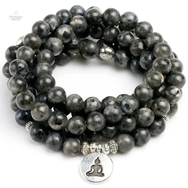 mala-labradorite-1 Bracelet Mala en Labradorite élégant