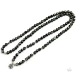 Bracelet Mala labradorite, perles naturelles uniques