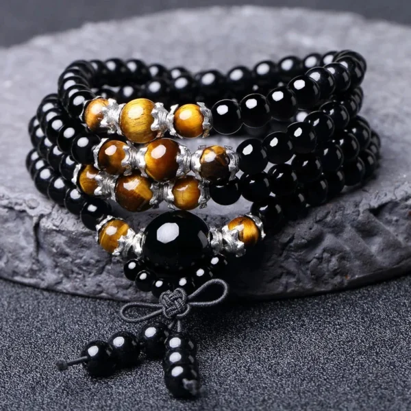 Bijou spirituel en Obsidienne Noire