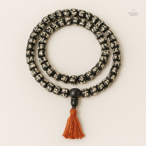 Mala Tibétain 108 Perles en Os de Yak