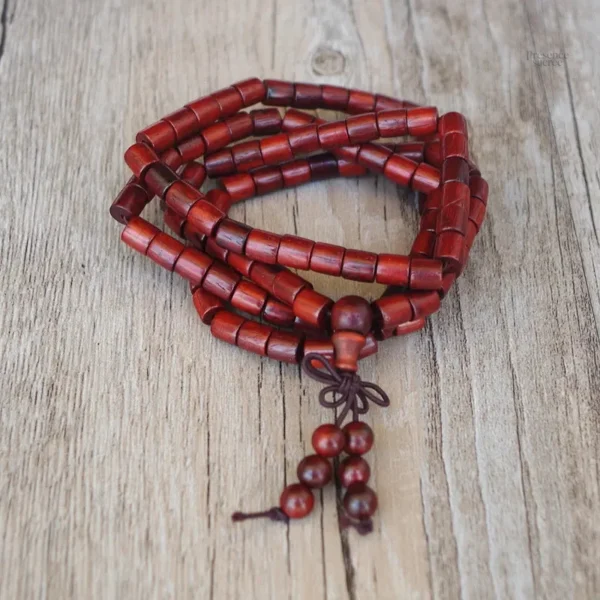 Mala en bois de santal, méditation et bien-être