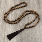Mala tibétain en matériaux durables pour pratiques spirituelles