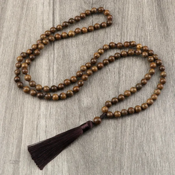 Mala tibétain en matériaux durables pour pratiques spirituelles