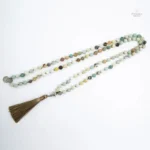 Mala en pierre d'amazonite, symbole de sérénité et d'équilibre