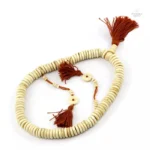 Mala tibétain en os