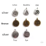 Mala perles vertes pour pratiques spirituelles