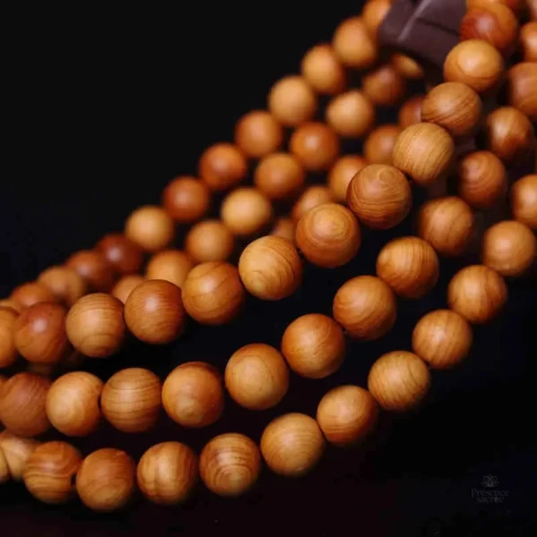 Mala traditionnel avec 108 perles en bois