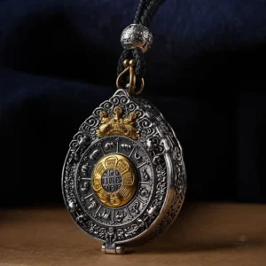 Design élégant de médaillon pour accessoire spirituel