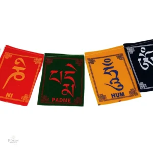 Mini drapeaux de prière Bouddhiste colorés