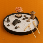 Mini Jardin Zen en cercle compact