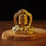 Objet de méditation : moulin à prières élégant