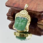 Pendentif Bouddha en obsidienne