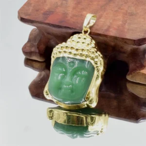 Pendentif Bouddha en obsidienne