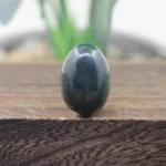 Oeuf de Yoni en agate mousse, pierre naturelle