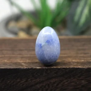 Oeuf de Yoni en Aventurine bleue