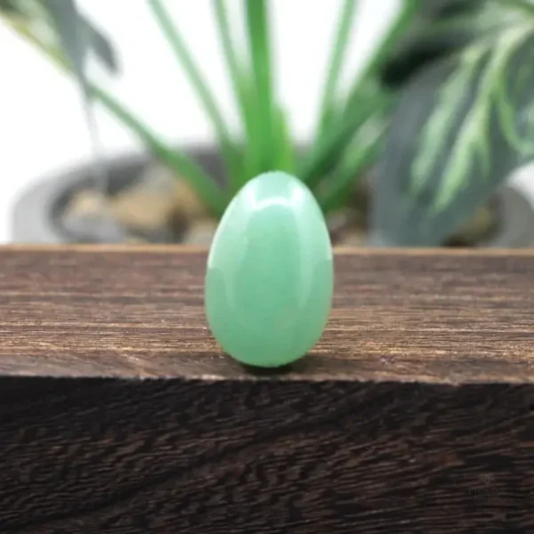Oeuf yoni en aventurine verte
