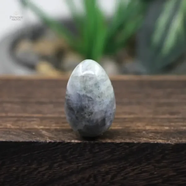 Oeuf de yoni en Labradorite, pierre de bien-être