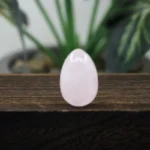 Oeuf de Yoni en Quartz rose, accessoire de bien-être