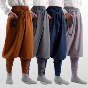 Pantalon moine bouddhiste en tissu léger