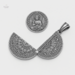 Pendentif Bouddha Mantra en amulette spirituelle