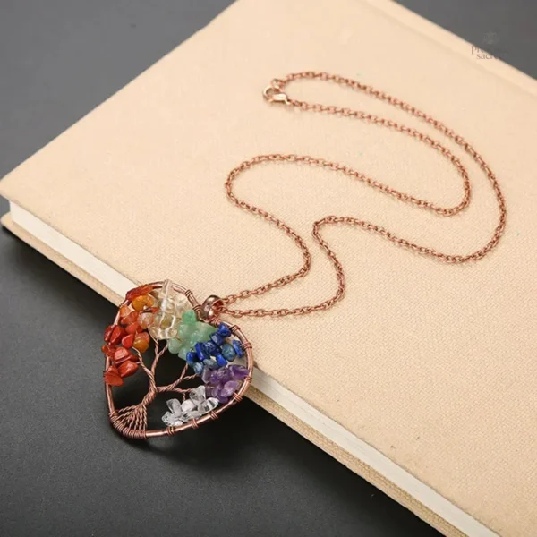 Bijoux en Pierre Naturelle, pendentif style Arbre de Vie