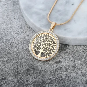 Collier avec pendentif Arbre de Vie pour femme