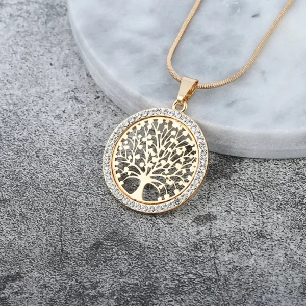 Collier avec pendentif Arbre de Vie pour femme