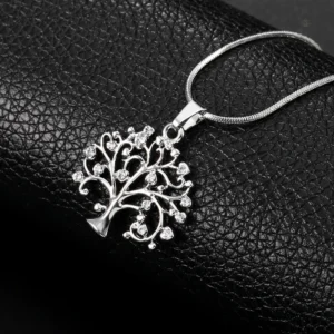 Pendentif symbolique Arbre de Vie en collier pour femmes