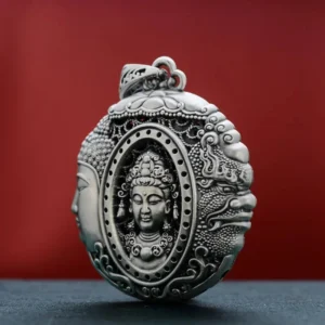Collier tendance avec motif Bouddha