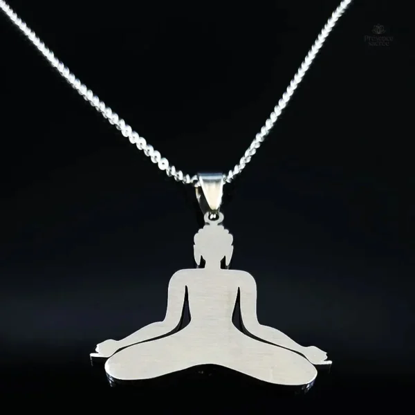 Pendentif spirituel en acier inoxydable