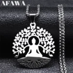 Collier Bouddha symbolisant sagesse et sérénité